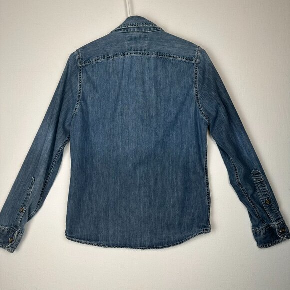 Abercrombie & Fitch Denim Chambray Shirt - Picture 2 of 6